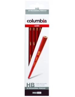 Columbia 2x 20pc HB Hexagonal Pencils