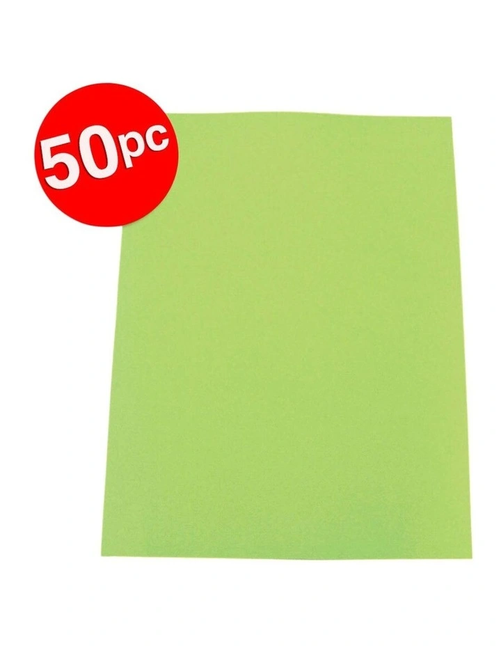 50PK Colourful Days A3 Colour Board Sheets 200gsm Lime Green 2 50PK Colourful Days A3 Colour Board Sheets 200gsm Lime Green - Image 2