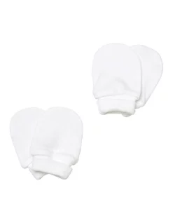 Marquise White Mittens 2 Pack
