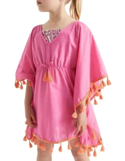 Seed Heritage Cotton Cover Up In Pink