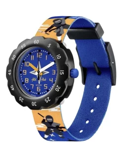 Ninjamazing Flik Flak Watch In Blue