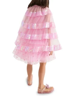 Seed Heritage Sequin Party Cape In Sherbet -Fitbit Shop unnamed file 686