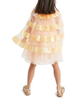 Seed Heritage Sequin Party Cape In Flamingo -Fitbit Shop unnamed file 690