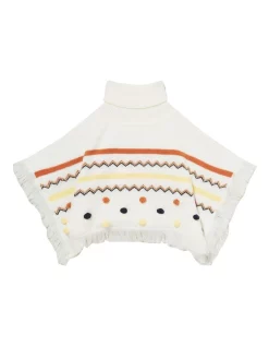 Seed Heritage Fair Isle Bobble Poncho