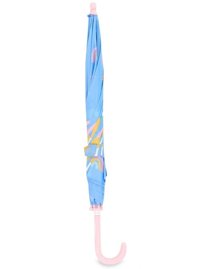 Penny Scallan Rainbow Days Umbrella In Blue 2 Penny Scallan Rainbow Days Umbrella In Blue - Image 2