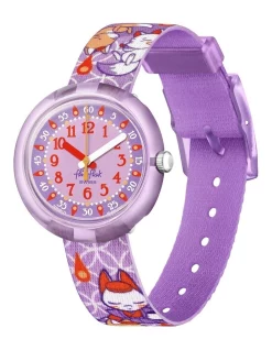 Yako-parade Flik Flak Watch In Purple