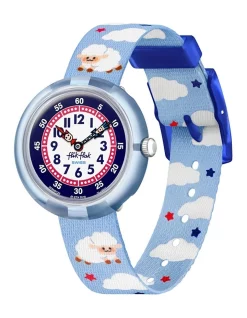 Flik Flak Fluffy Dreams Watch In Blue