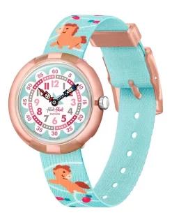 Flik Flak Happy Horse Watch In Orange